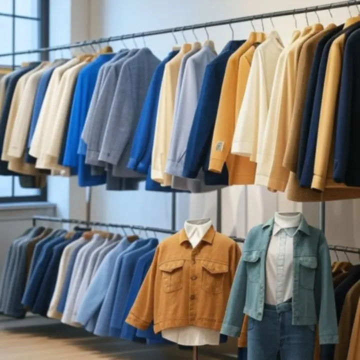 Wybrane modele kurtek, koszul, spodni i sukienek w nowoczesnej aranżacji