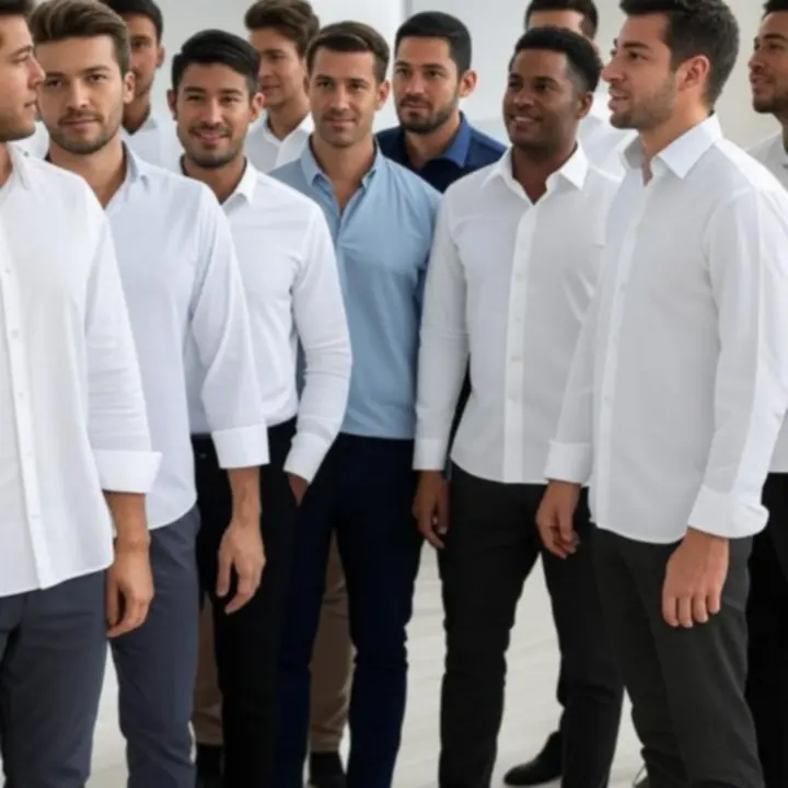 Wyselekcjonowana kolekcja nowoczesnych koszul męskich i damskich